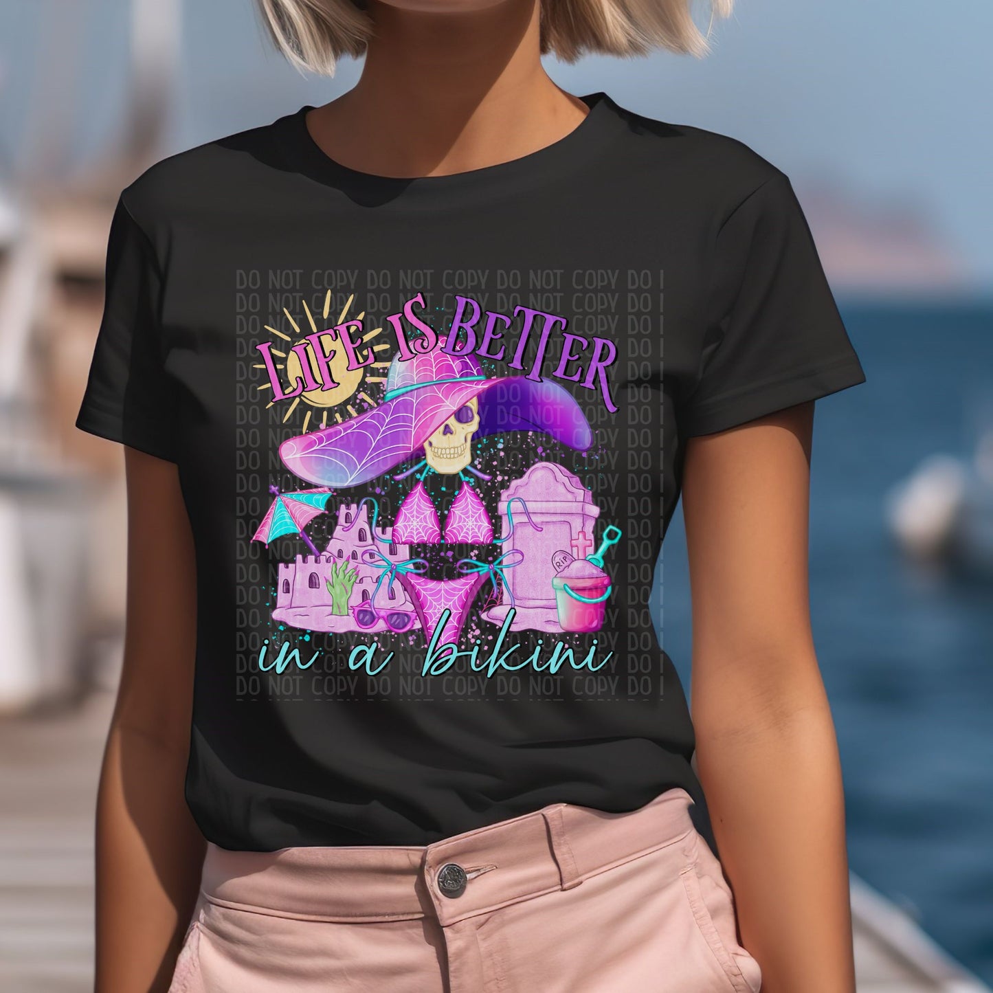 Hot Ghoul Summer Tshirt- Life is Better in a Bikini