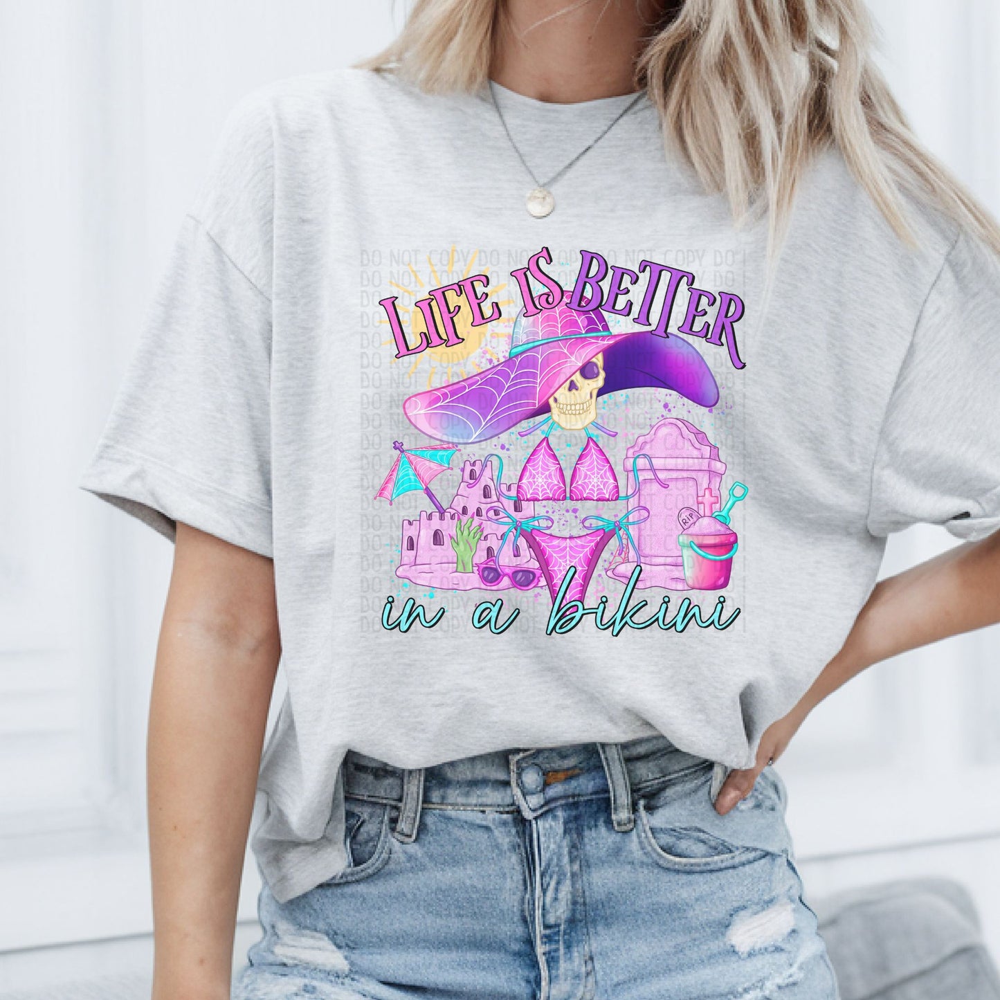 Hot Ghoul Summer Tshirt- Life is Better in a Bikini