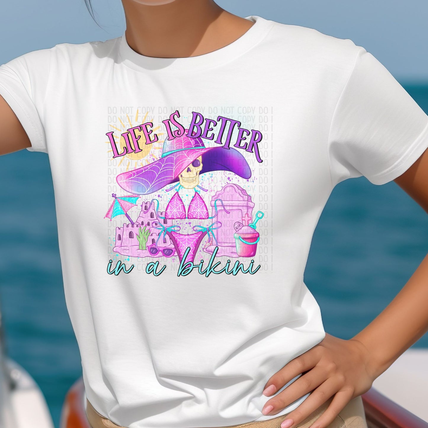 Hot Ghoul Summer Tshirt- Life is Better in a Bikini