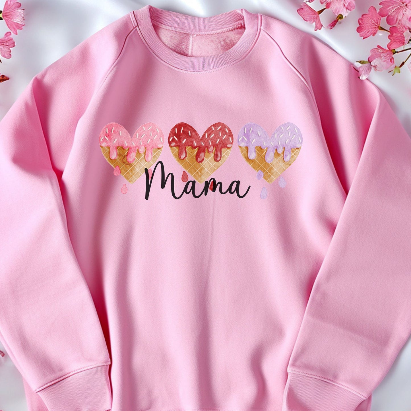 Valentine's Day Mama Cone Sweatshirt