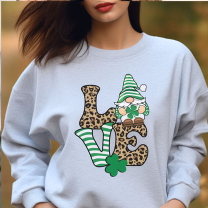 St Patrick's Day Love Gnome Sweatshirt