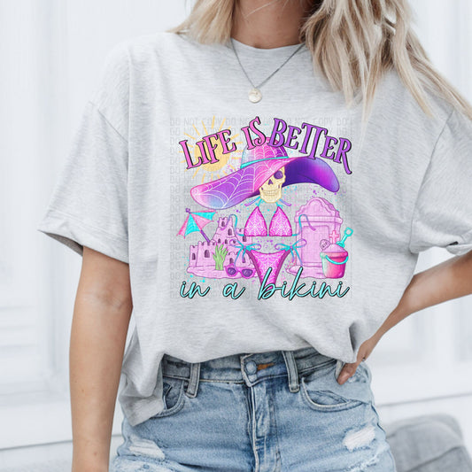 Hot Ghoul Summer Tshirt- Life is Better in a Bikini