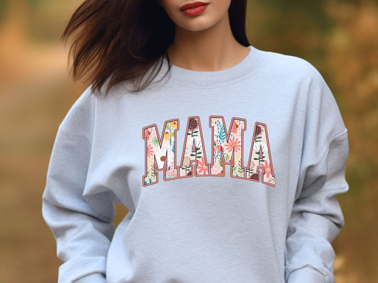 Boho Flower Mama Sweatshirt