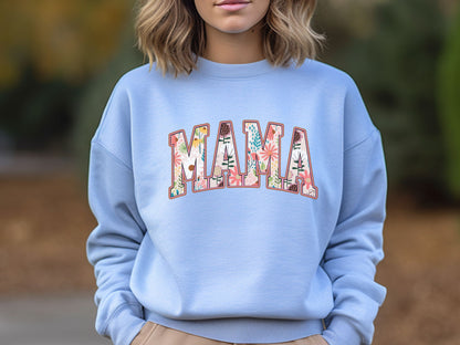 Boho Flower Mama Sweatshirt