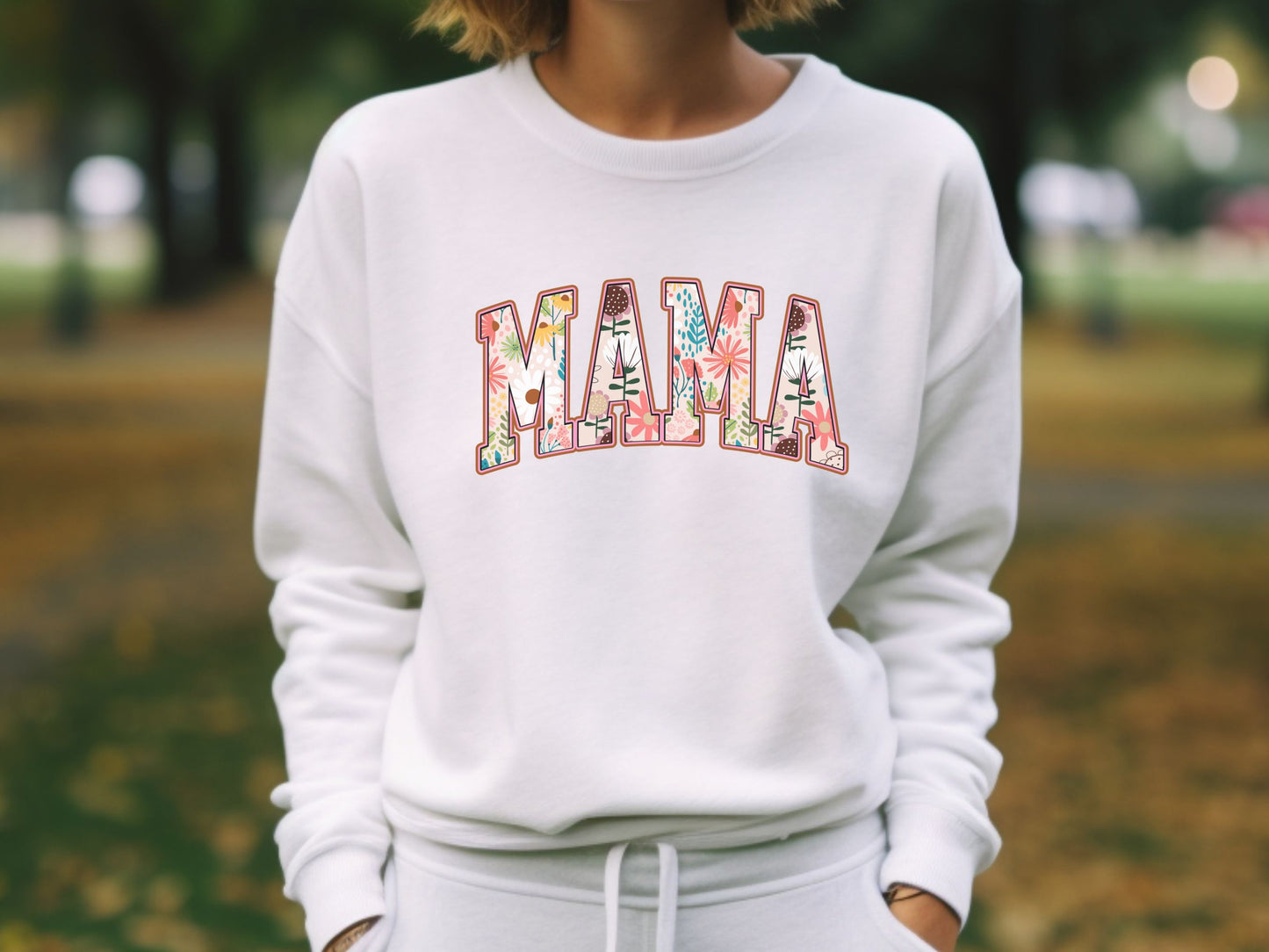 Boho Flower Mama Sweatshirt